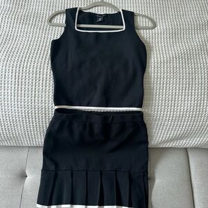 Sincerely Jules Black and Cream Top